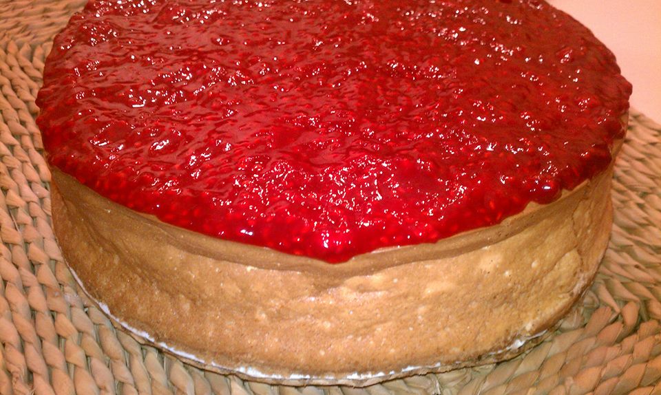 Cheesecake - Raspberry Glaze